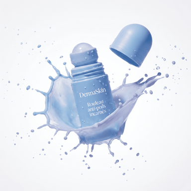 DermaSkin - Rouleau anti poils incarnés