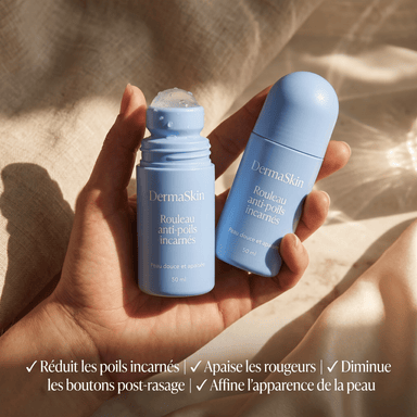 DermaSkin - Rouleau anti poils incarnés