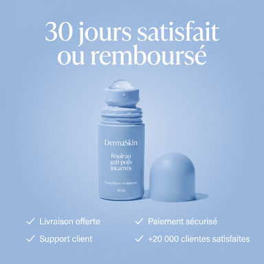 DermaSkin - Rouleau anti poils incarnés