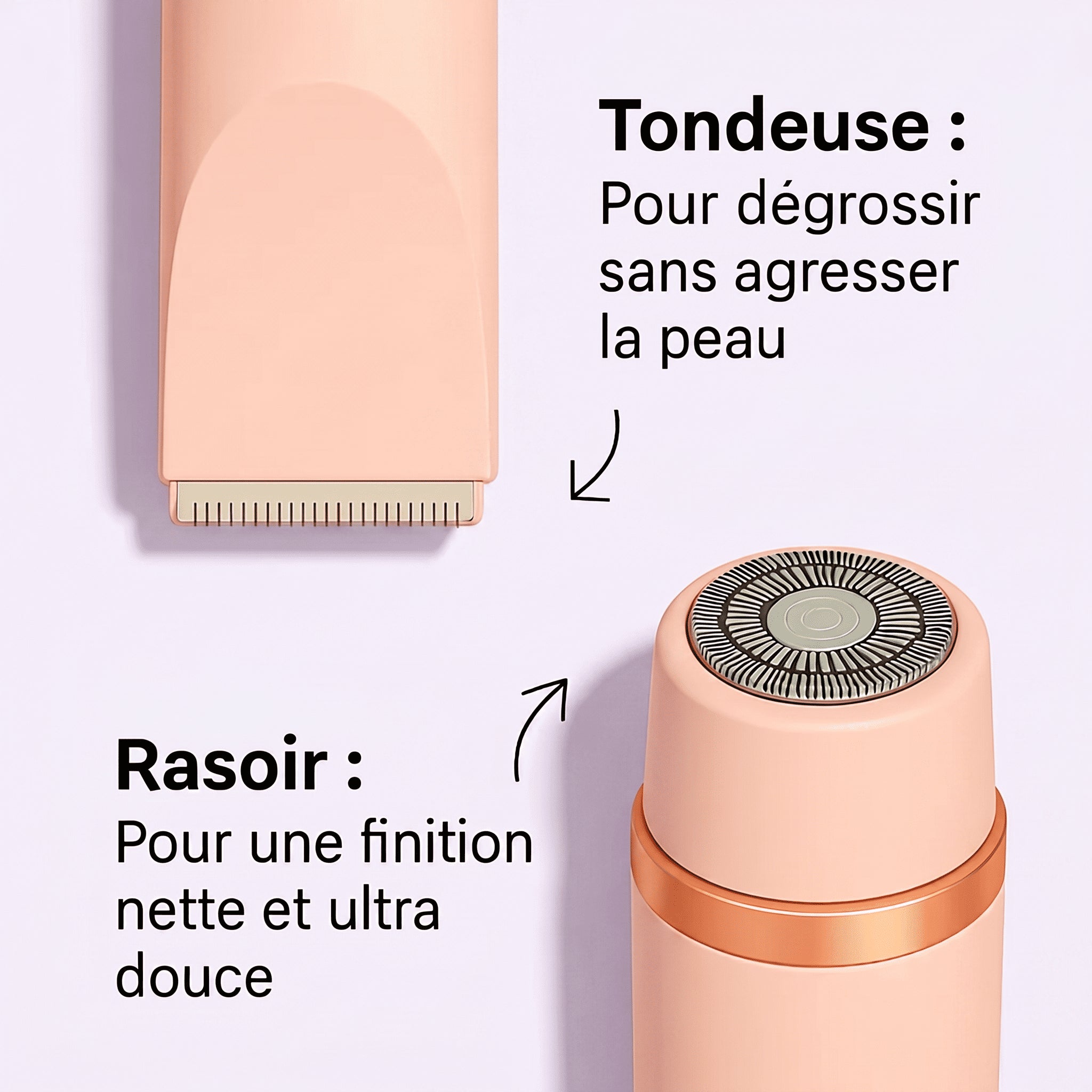 FreshSkin - Rasoir pour le visage et le corps