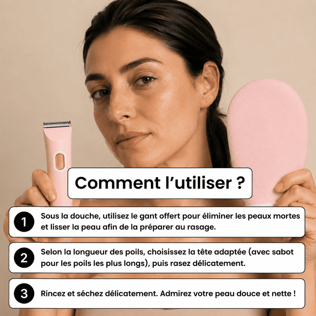 FreshSkin - Rasoir pour le visage et le corps