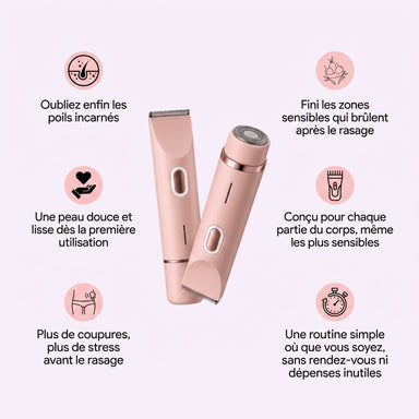 FreshSkin - Rasoir pour le visage et le corps