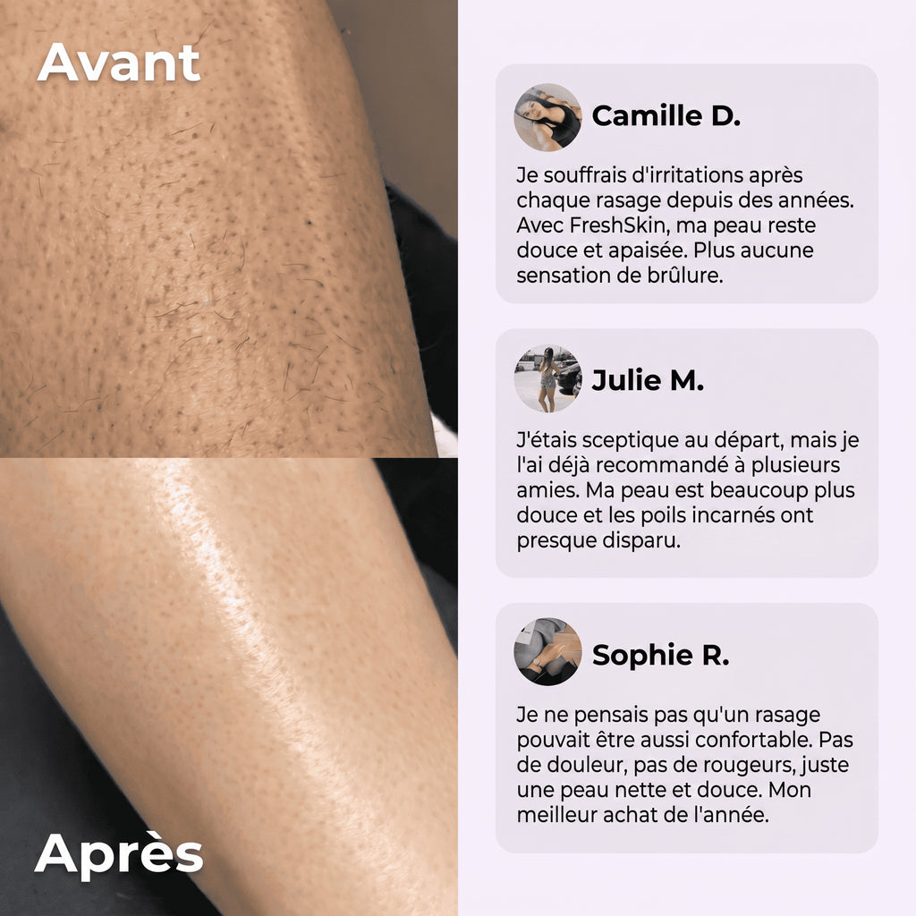 FreshSkin - Rasoir pour le visage et le corps