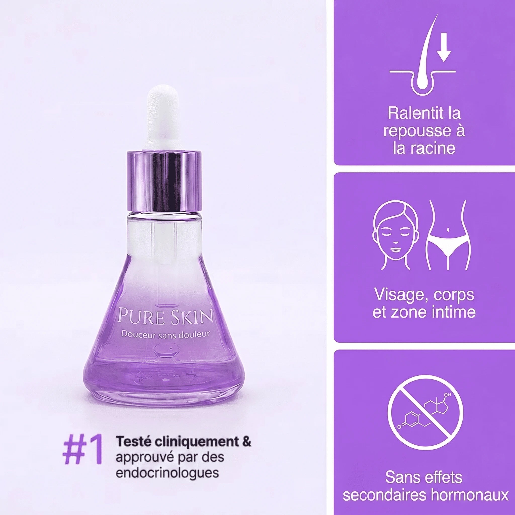 PureSkin - Sérum lissant anti-repousse