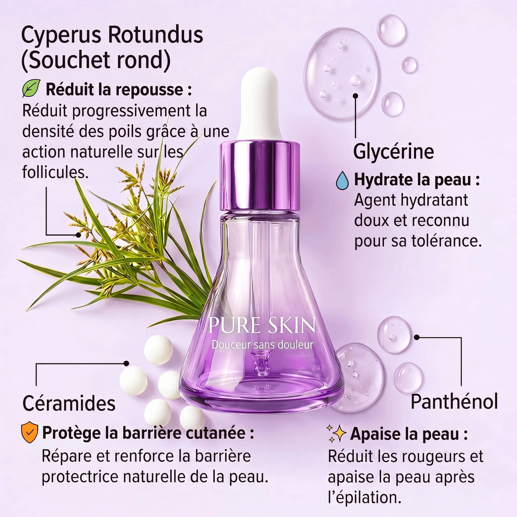 PureSkin - Sérum lissant anti-repousse
