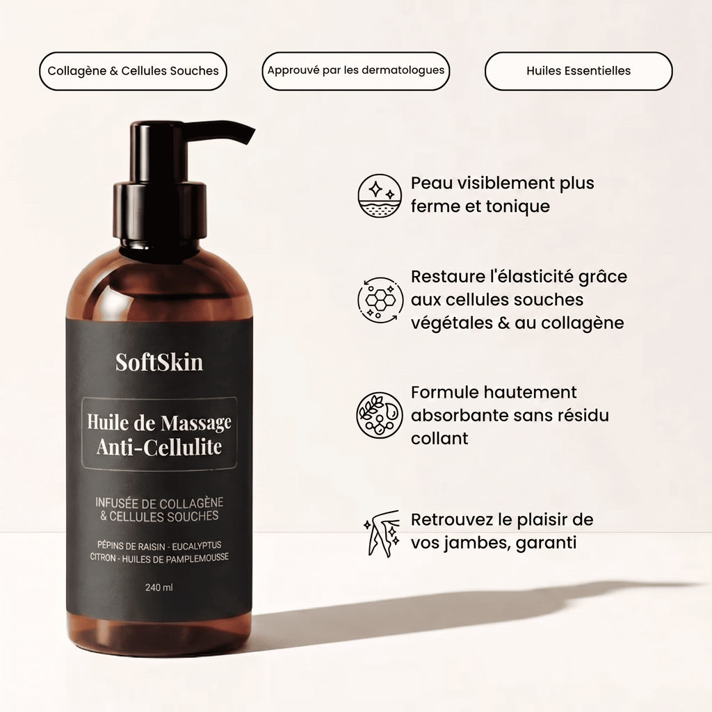 SoftSkin - Huile de massage anti-cellulite