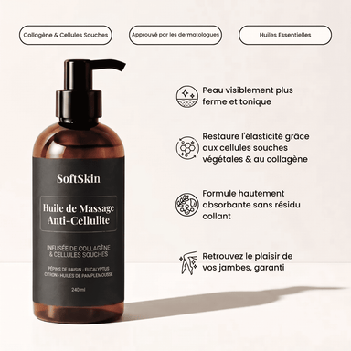 SoftSkin - Huile de massage anti-cellulite