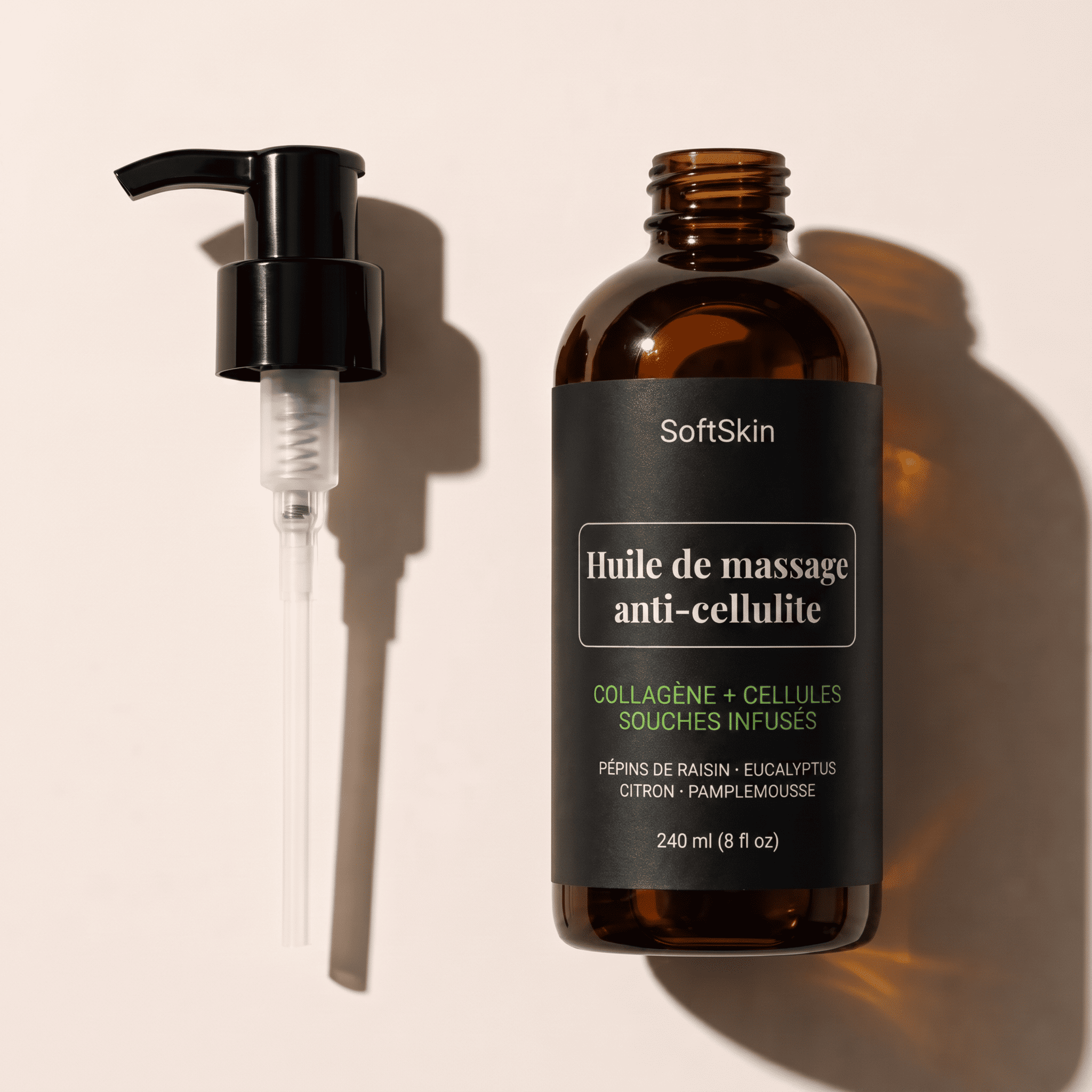 SoftSkin - Huile de massage anti-cellulite